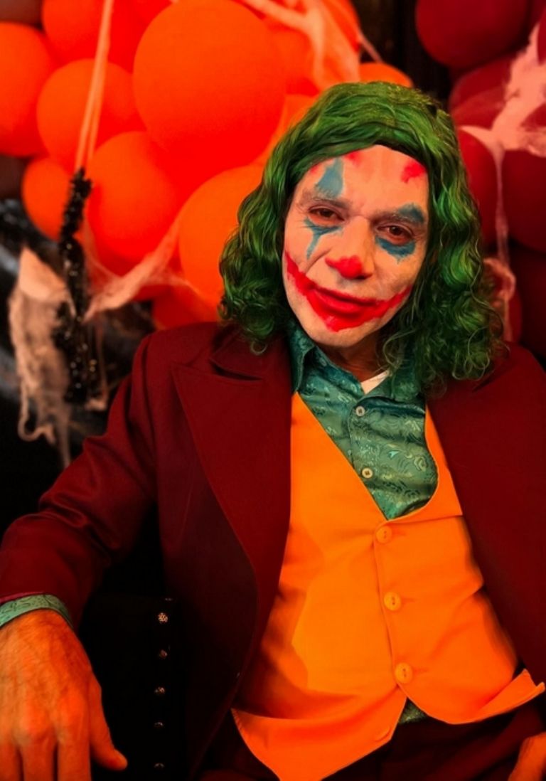 Jorge Salinas se disfraza del Joker