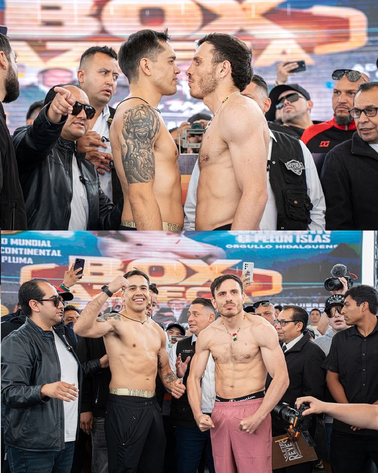 Chávez y Rodríguez cumplen con el peso y están listos para pelear