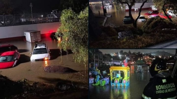 Alerta púrpura en Milpa Alta por lluvia intensa; reportan inundaciones