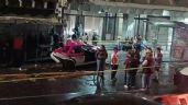 Foto ilustrativa de la nota titulada VIDEO: Taxista muere aplastado tras brutal accidente en la calzada México-Tacuba