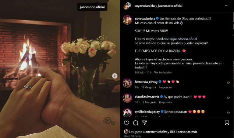 Juan Osorio se compromete con Eva Daniela