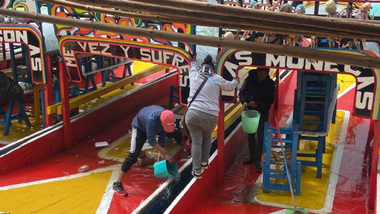 Inundación en Xochimilco