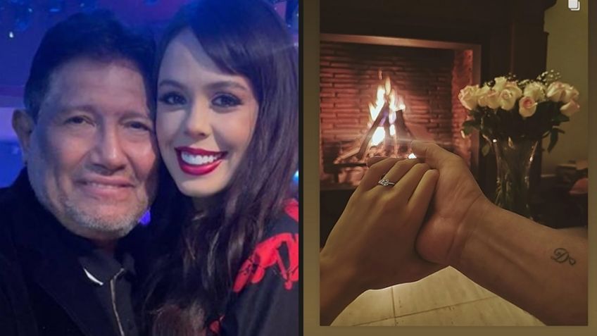 Juan Osorio se compromete con su novia, Eva Daniela; ella es 38 años menor que él