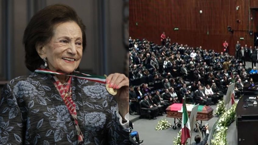 Dan último adiós a Ifigenia Martínez en Palacio de San Lázaro; así la reconocen
