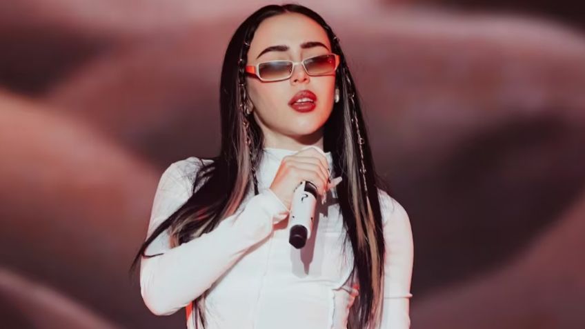 Cuestionan a Nicki Nicole sobre Ángela Aguilar ¿Asistió al cumpleaños de Inti?