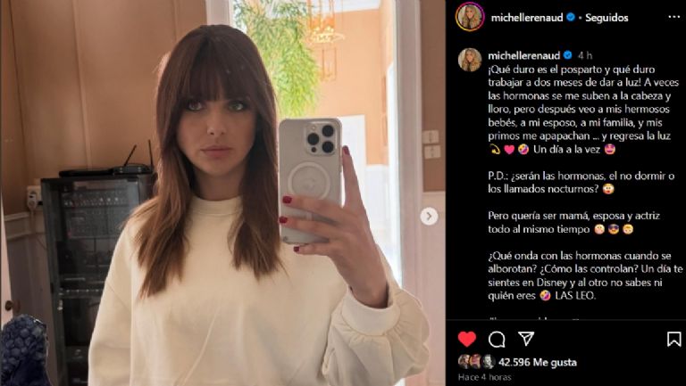 Michelle Renaud habla sobre su síndrome pos-parto