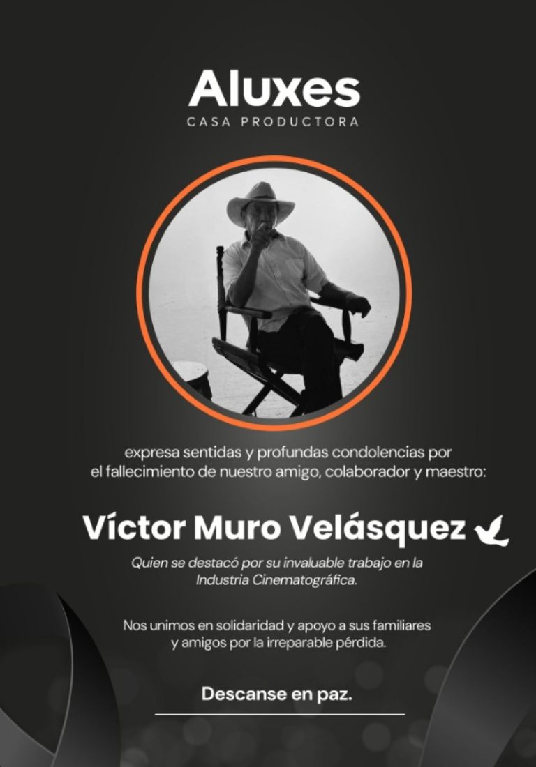 La casa productora Aluxes lamentó el deceso