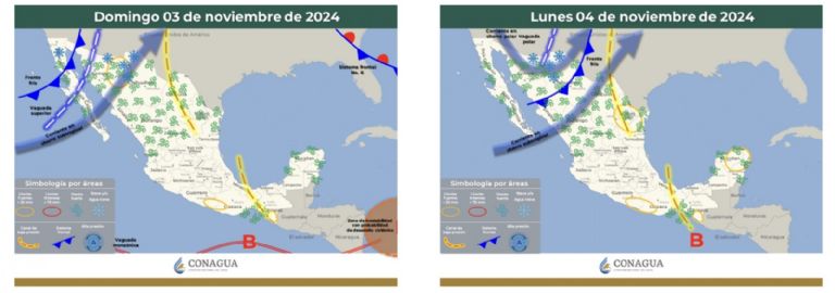 Clima en Sonora para el fin de semana. Foto: Conagua