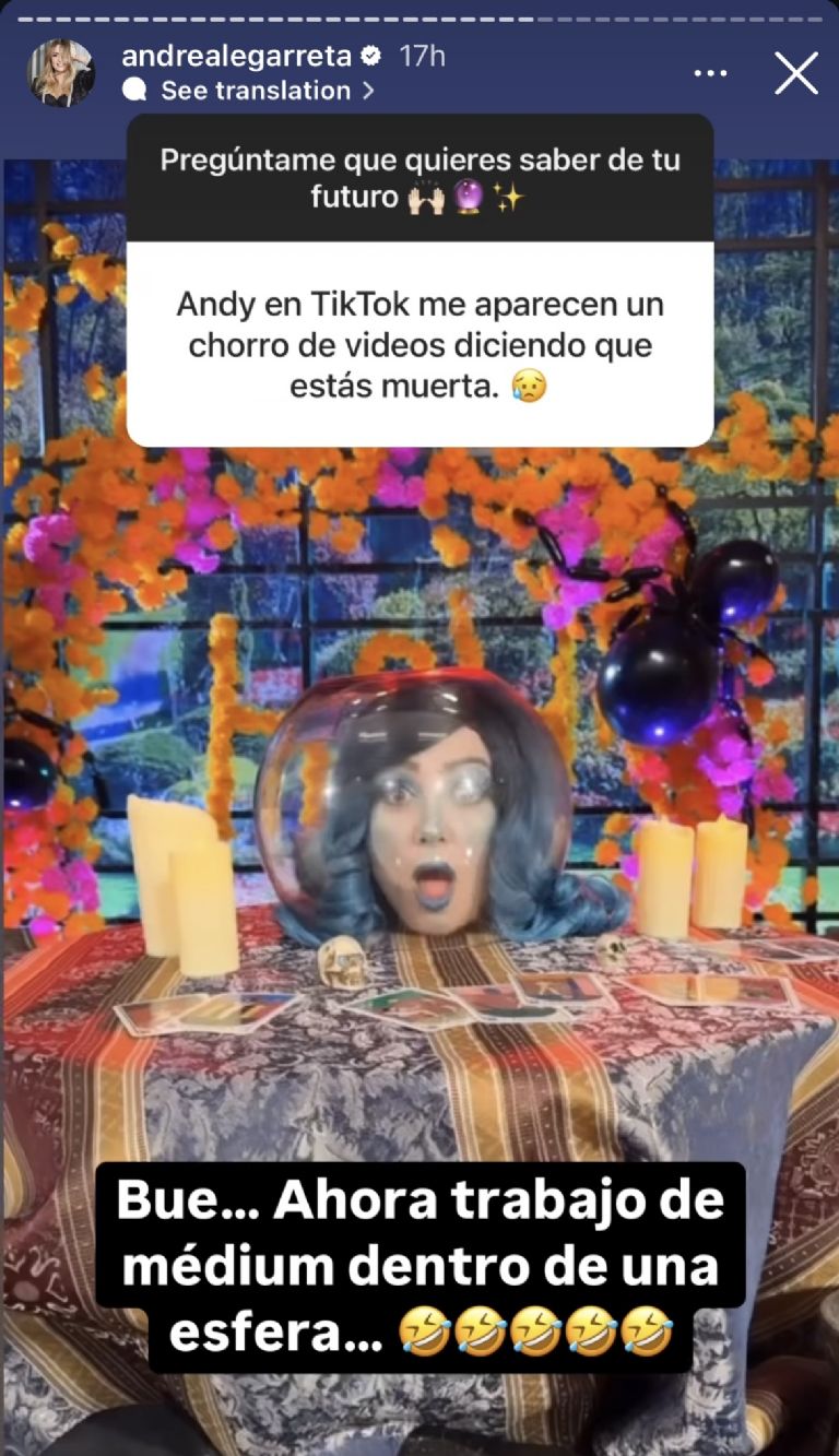 Instagram @andrealegarreta