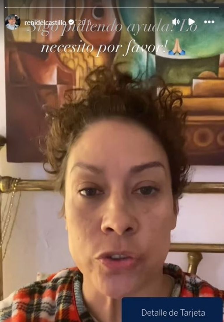 Renata del Castillo estuvo hospitalizada de emergencia