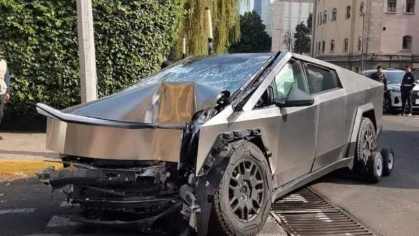 Cybertruck de Tesla protagoniza fatidico accidente vehicular en la Miguel Hidalgo: VIDEO