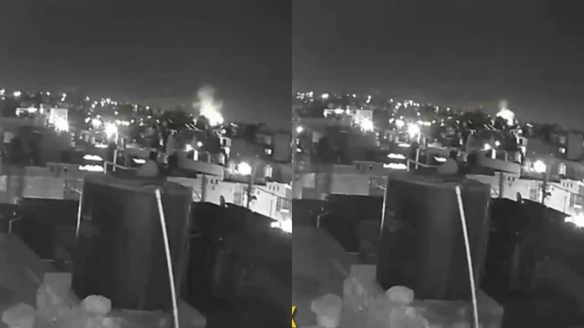 Captan en VIDEO explosión de tintorería en Tultepec; reportan a tres personas heridas