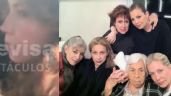Foto ilustrativa de la nota titulada VIDEO: Devastada, Televisa así capta a Thalía al llegar al entierro de Ernestina Sodi