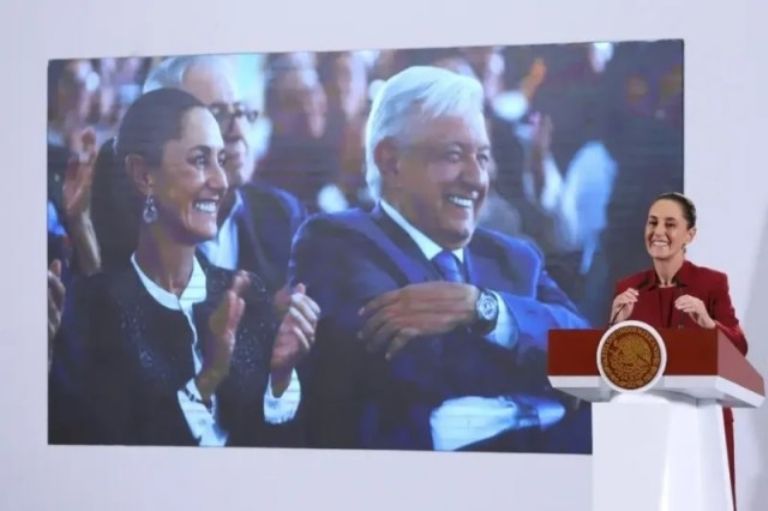 Sheinbaum felicitó a AMLO en su cumpleaños número 71. Foto: X