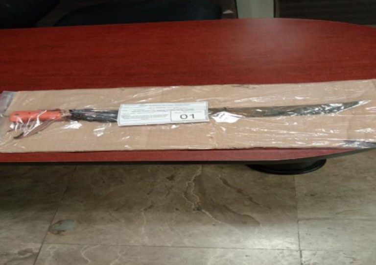 Caen hombre armado en Cajeme. Foto: Facebook