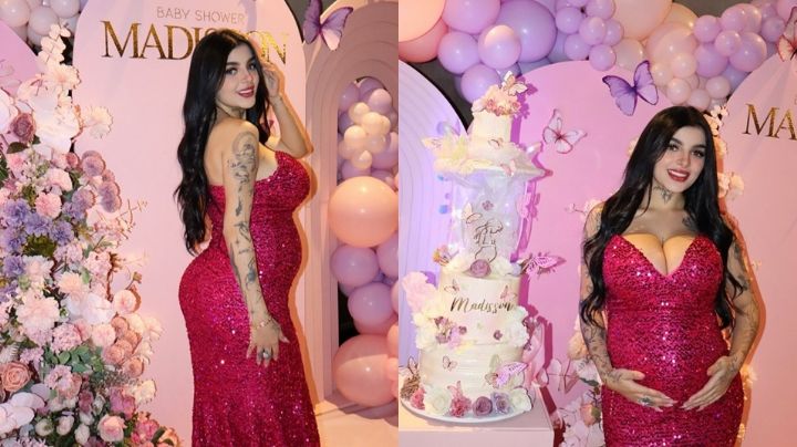 FOTO: Karely Ruiz humilla a sus detractores y arma lujoso baby shower para su bebé