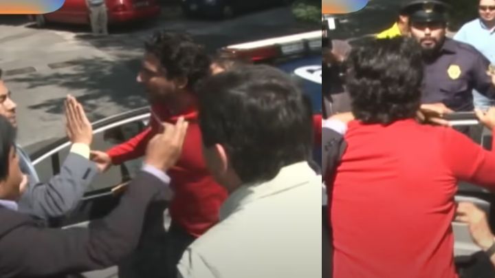 VIDEO: Raúl Araiza se agarra a golpes con Policías en plena calle; 'Hoy' exhibe el momento