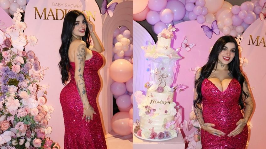 FOTO: Karely Ruiz humilla a sus detractores y arma lujoso baby shower para su bebé