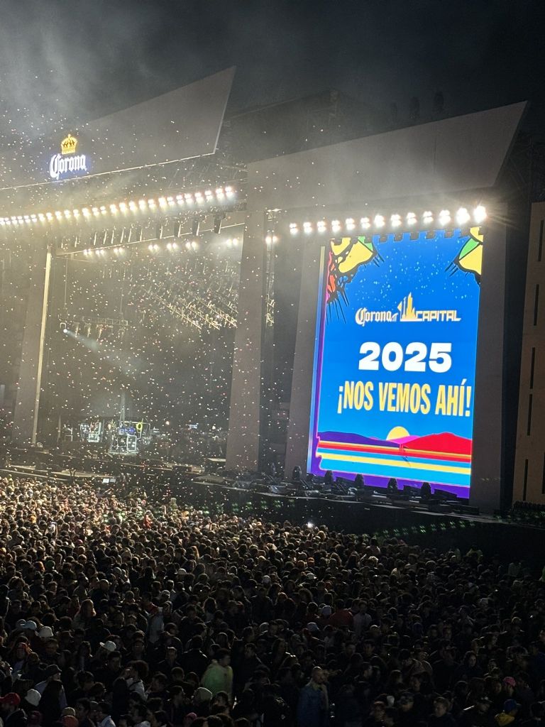 Operativo en el Corona Capital