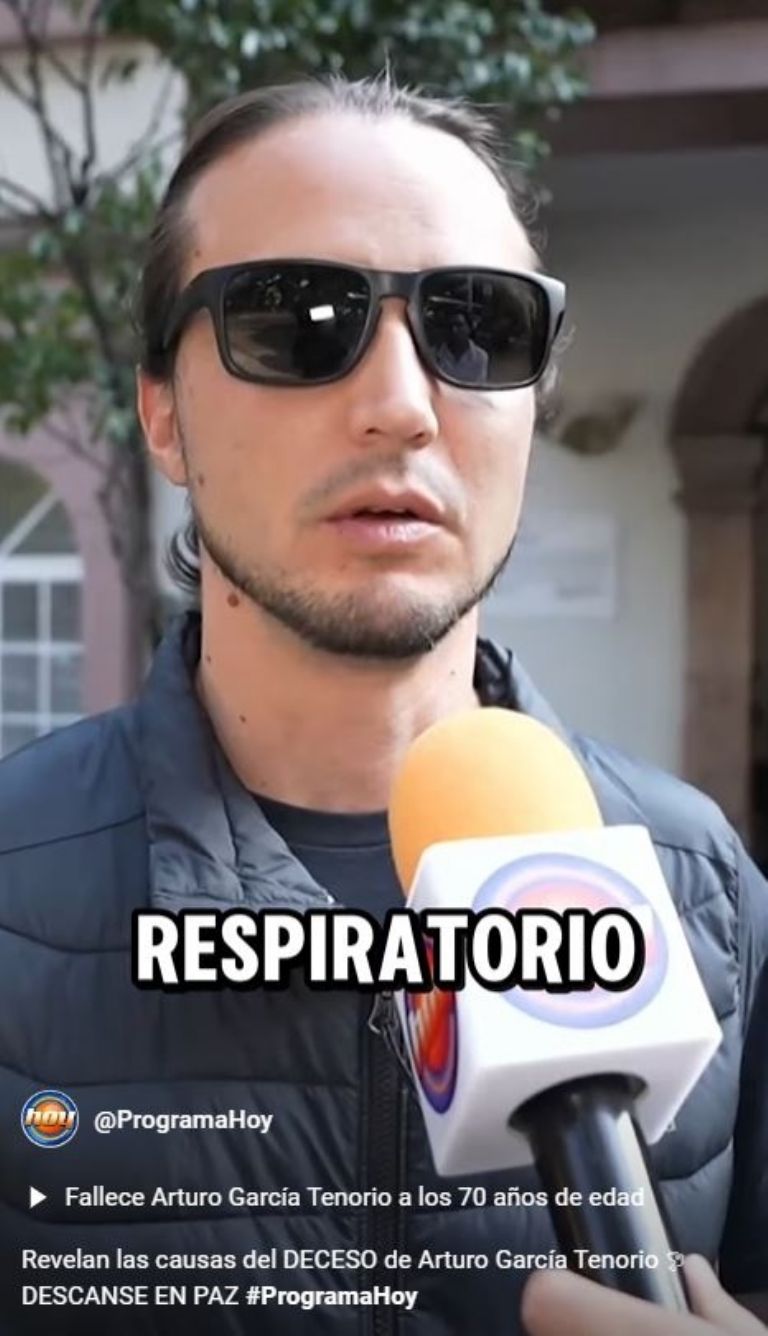Hijo de Arturo García Tenorio compartió su causa de muerte