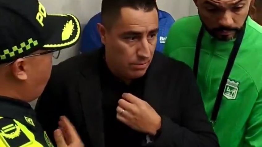 VIDEO: Así fue la detención de Efraín Juárez durante conferencia de prensa en Colombia