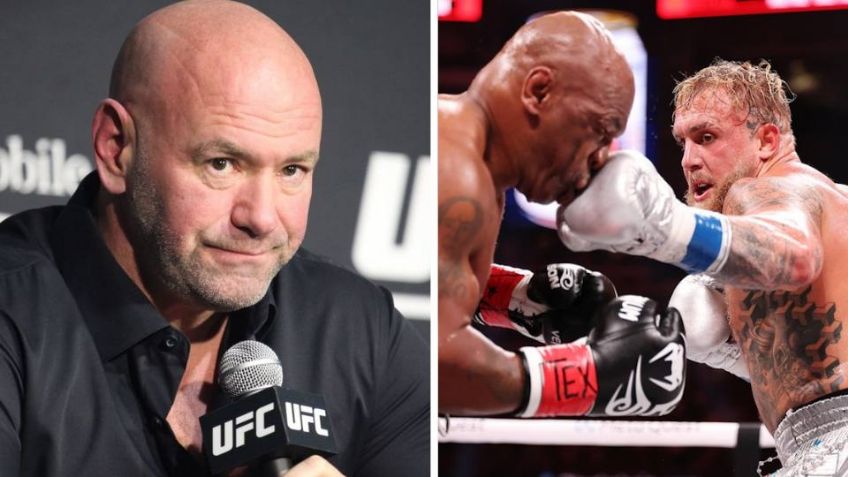 Dana White se le va a la yugular a Jake Paul: "No le pudo hacer una mier.. a Tyson"