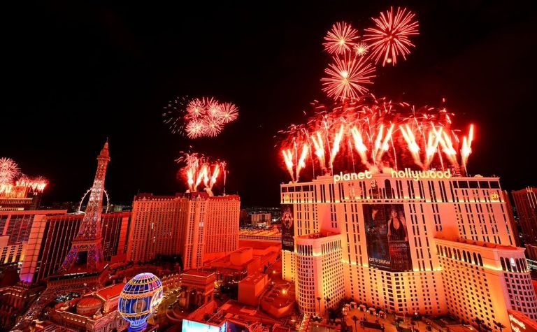 Sergio Pérez en el Gran Premio de Las Vegas