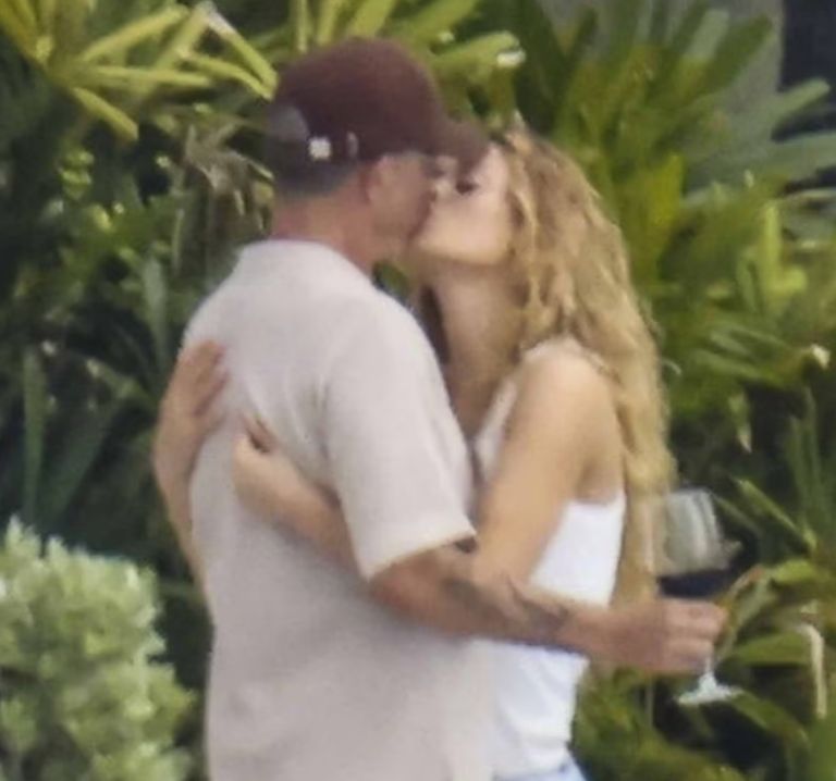 La pareja en Miami Beach a finales de octubre