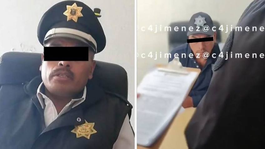 FUERTE VIDEO: Jefe de Policía se quita la vida antes de ser detenido en Edomex
