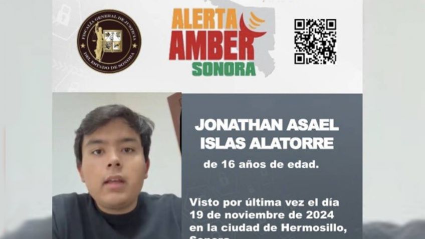 Localizan con vida a Jonathan Asael, joven reportado como desaparecido en Hermosillo