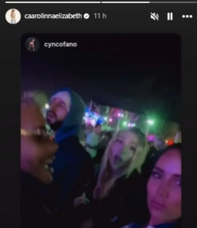 Carolina Elizabeth en el mismo evento