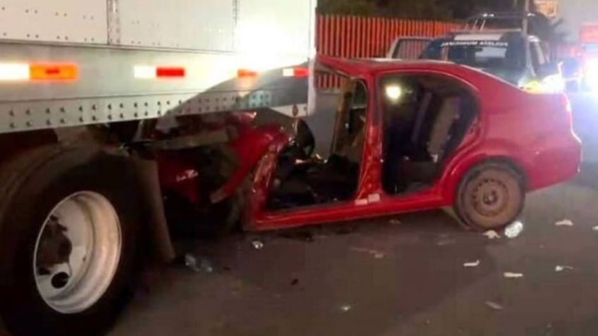 A exceso de velocidad y alcoholizado: Muere joven luego de fatal accidente en Jalisco