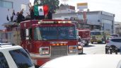 Foto ilustrativa de la nota titulada Reciben a Bomberos Navojoa como auténticos héroes