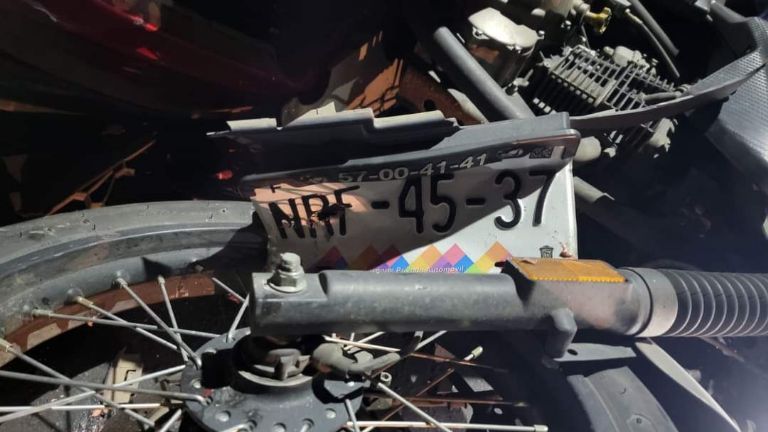 Motociclista muerto en Milpa Alta