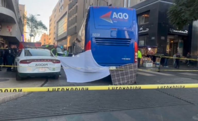 Atropellada en Avenida Juárez