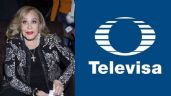 Foto ilustrativa de la nota titulada Tras 70 años al aire, Televisa le dio la espalda a Silvia Pinal y la despidió en tiempos de crisis
