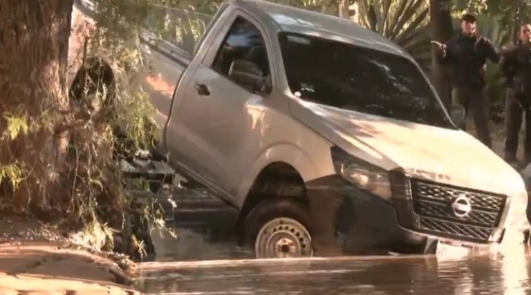 Socavón en Ecatepec