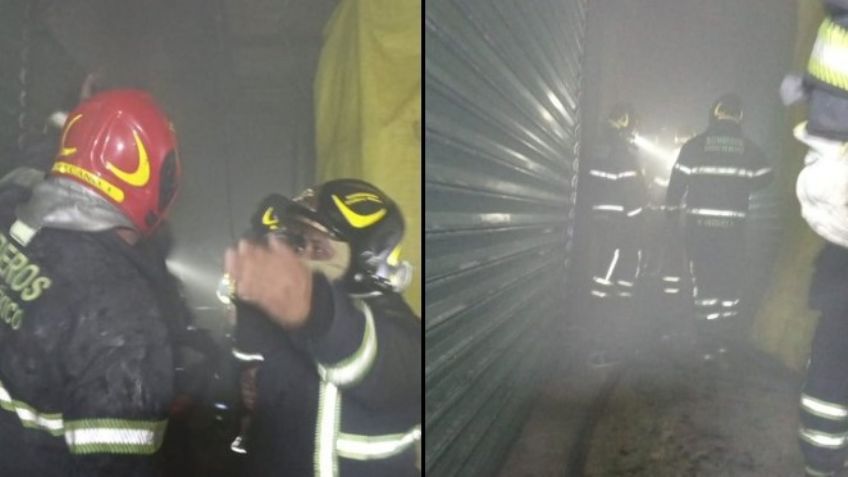 Centro de CDMX: Incendio consume Plaza Verde; hay varios comercios afectados