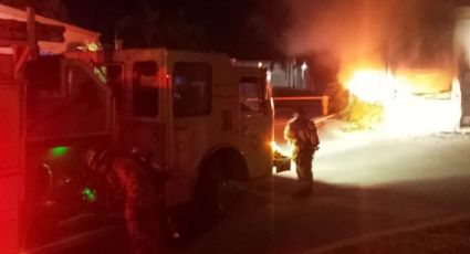 VIDEO: Sicarios armados disparan e incendian motel al sur de Culiacán