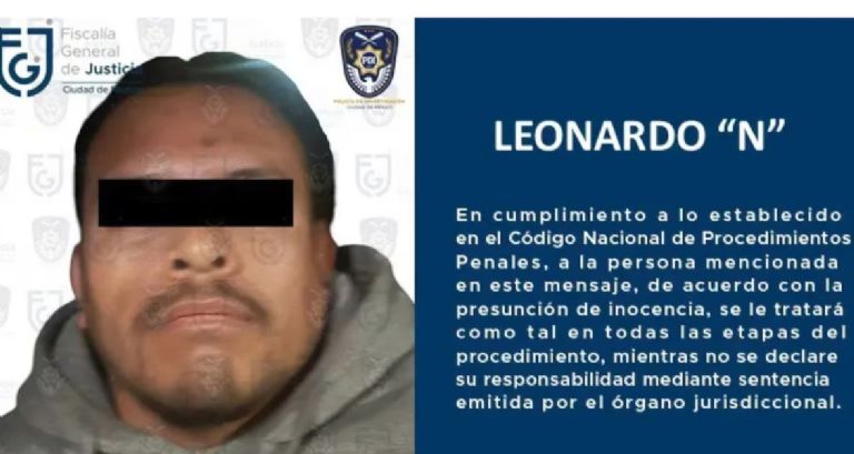 Detienen a presunto agresor en la CDMX