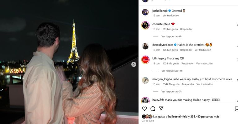 Hailee Steinfeld se compromete con el mariscal de campo de los Bills, Josh Allen