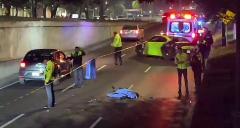 Atropellan a hombre sobre Viaducto. Foto: Facebook