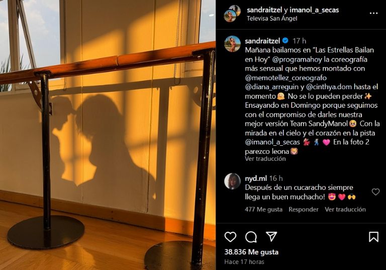 Fans aseguran que Imanol y Sandra Itzel están enamorados