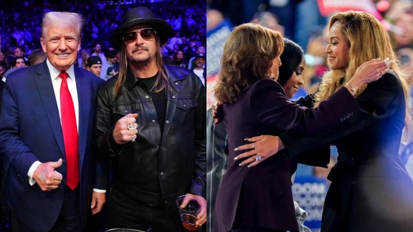 ¿Qué famosos apoyan a Donald Trump y qué famosos apoyan a Kamala Harris?