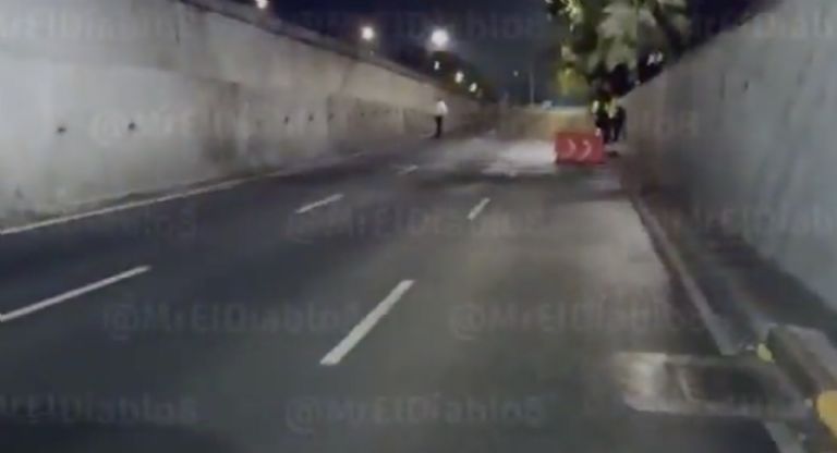 Hombre pierde la vida tras ser atropellado en Viaducto Miguel Alemán. Foto: Facebook