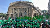 Foto ilustrativa de la nota titulada Marea verde inunda el Congreso de la CDMX; van por aborto en cualquier etapa del embarazo