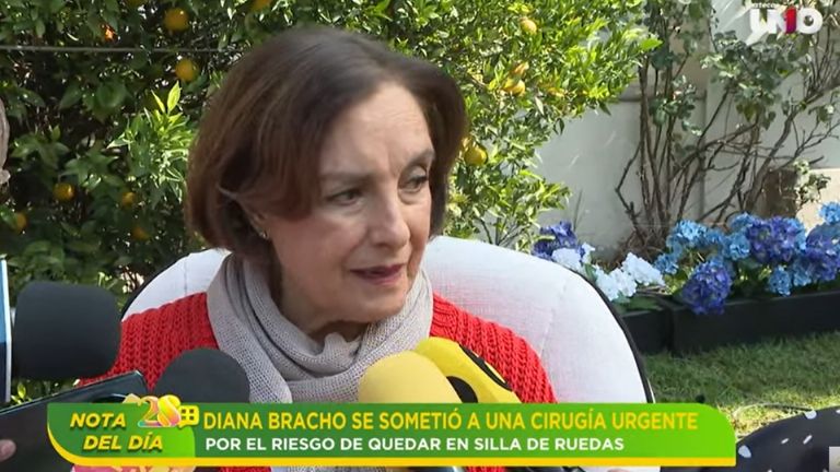 Diana Bracho estuvo a punto de quedar en silla de ruedas