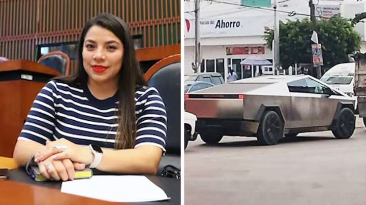 Diputada de Morena recorre calles de Chilpancingo en lujosa Cybertruck: ¿Quién es ella?
