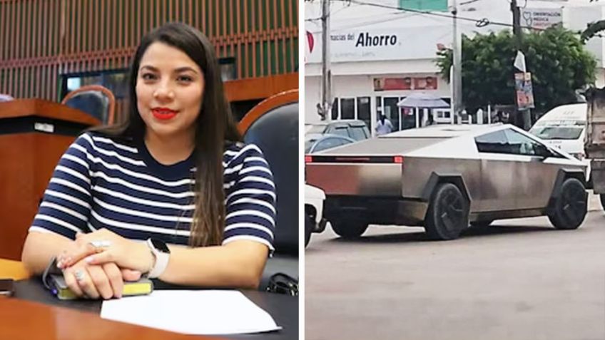 Diputada de Morena recorre calles de Chilpancingo en lujosa Cybertruck: ¿Quién es ella?