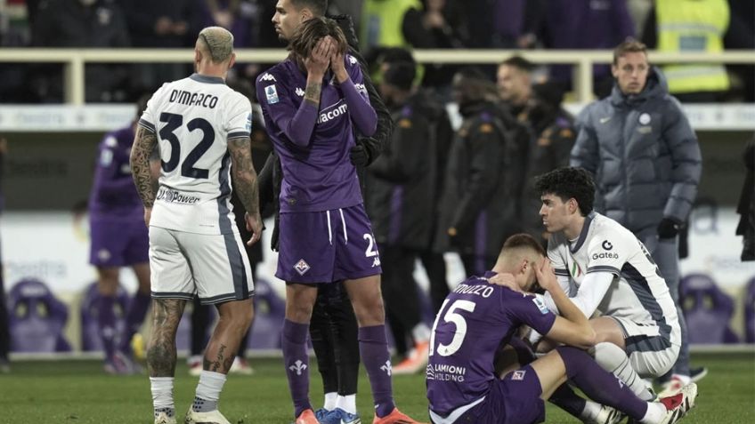 Drama en la Serie A de Italia; jugador de la Fiorentina se desploma en el campo